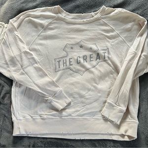 The Great. College sweatshirt, size 1